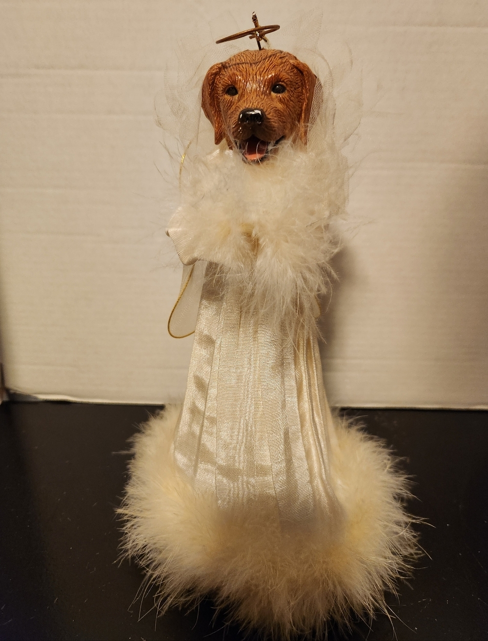 Two Sisters & Co Golden Retriever Dog Angel Tree Topper